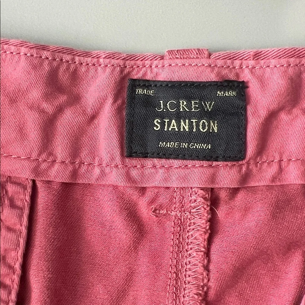 JCrew Stanton Flat Front Chino Short Pink Size 30